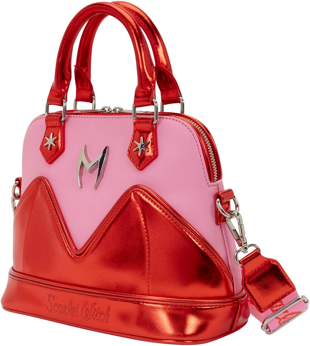 Loungefly Marvel: Scarlet Witch - Wanda - Umhängetasche mit verstellbarem Jacquard-Gurt - Sammeltaschen