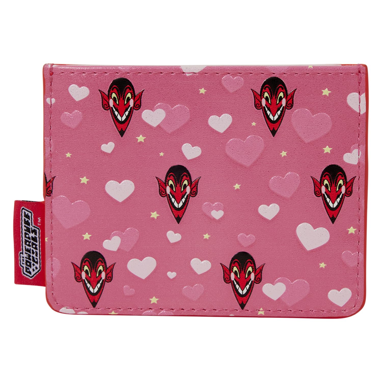 Loungefly Cartoon Network: Powerpuff Girls – Sua Maestà Infernale – Porta carte con 3 scomparti per carte – ideale per bambini e adulti – borse da collezione
