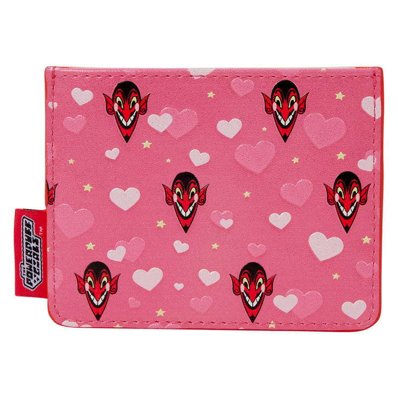 Loungefly Cartoon Network: Powerpuff Girls – Sua Maestà Infernale – Porta carte con 3 scomparti per carte – ideale per bambini e adulti – borse da collezione