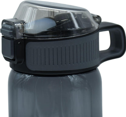 VitalFlip Water Bottle, 800ml BPA Free Tritan Sports Bottle with Flip Lid, Straw, Leakproof Carry Handle for Gym, Travel and Everyday Hydration