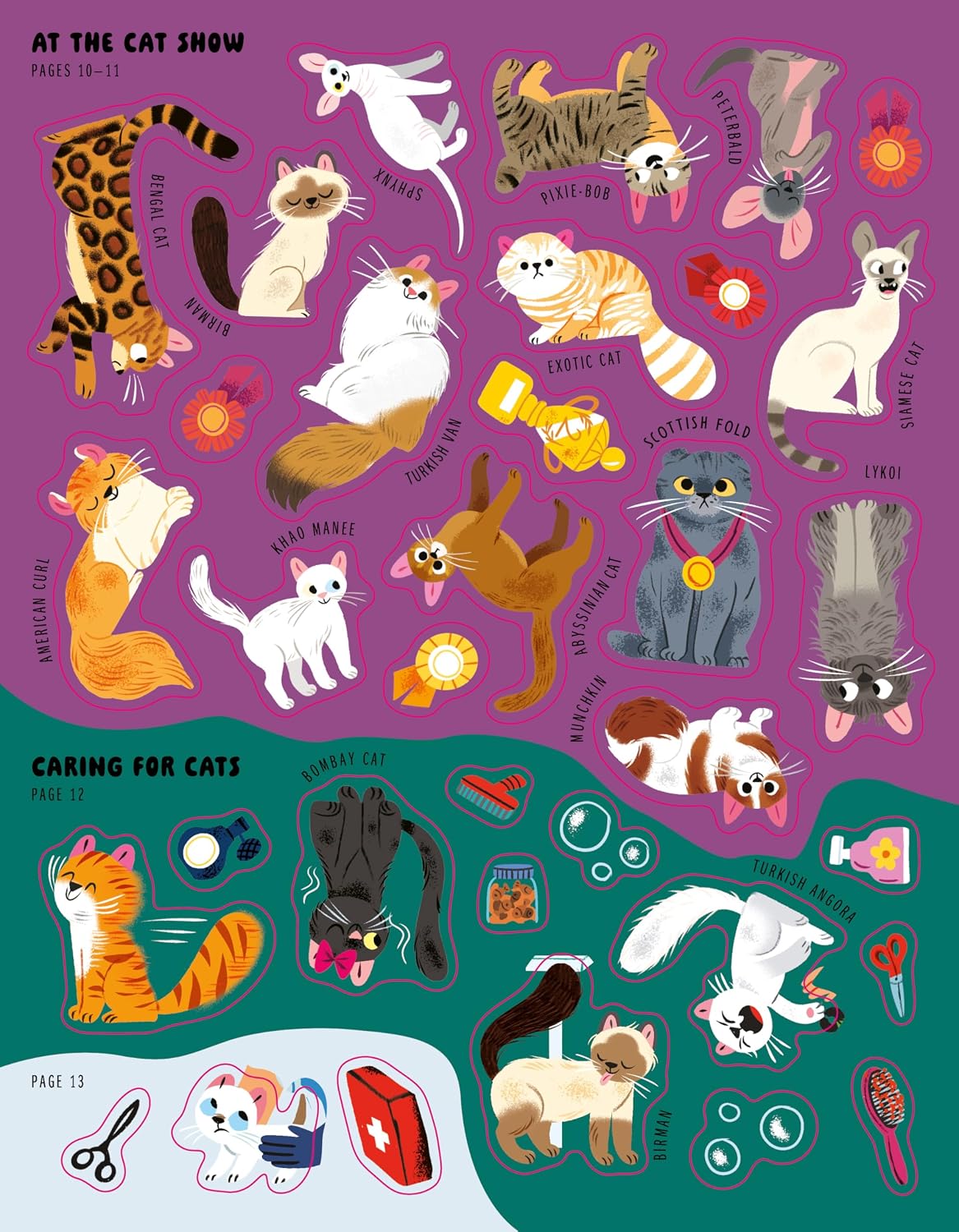 Sticker Book: Cats (All You Need to Know, 2