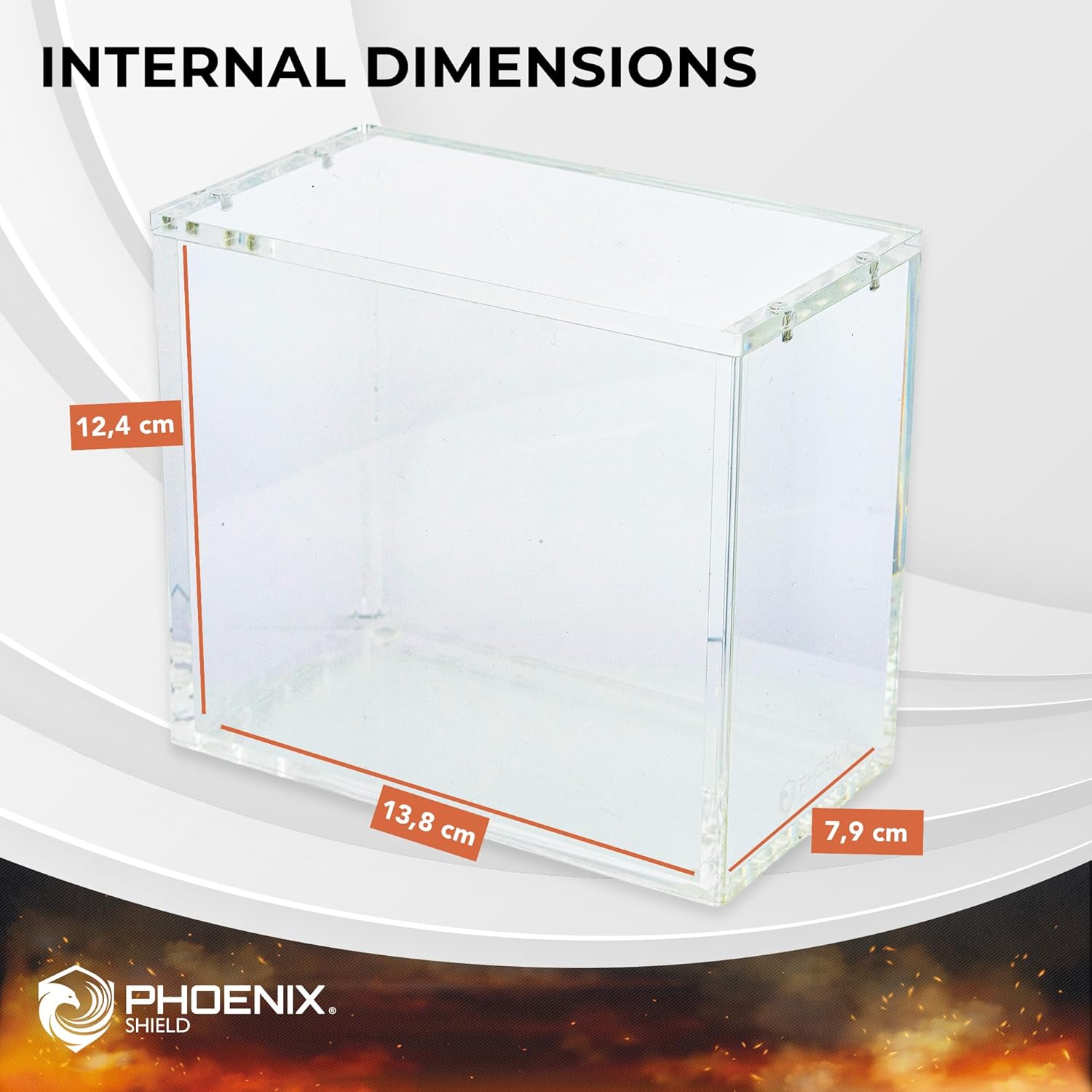 Phoenix - Acrylic Case for Pokemon Booster Box