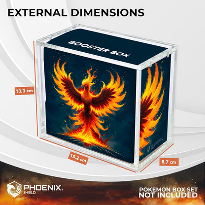 Phoenix - Acrylic Case for Pokemon Booster Box