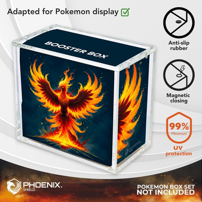 Phoenix - Acrylic Case for Pokemon Booster Box