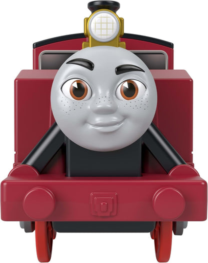 Thomas & Friends by Fisher-Price Motorized Toy Train, Battery-Powered Rosie Engine & Troublesome Truck Vehicle, Classic Characters from the Series, JLL52