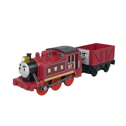Thomas & Friends by Fisher-Price Motorized Toy Train, Battery-Powered Rosie Engine & Troublesome Truck Vehicle, Classic Characters from the Series, JLL52