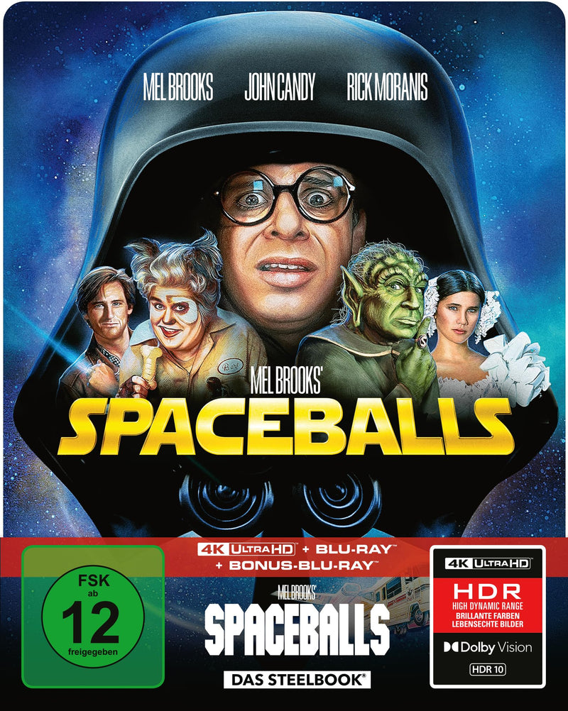 Spaceballs - Mel Brooks’ verrückte Raumfahrt - Limitiertes 3-Disc-SteelBook (4K Ultra HD + Blu-ray + Bonus-Blu-ray