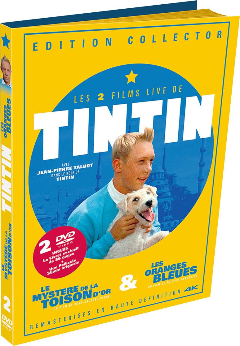 Tintin - 2 films : les oranges bleues ;+ me mystère de la toison d'or