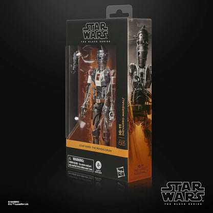 Star Wars The Black Series, Figurine de Collection IG-11 (Nevarro Marshal) de 15 cm, The Mandalorian