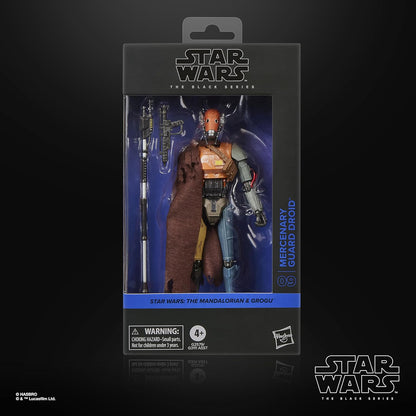 Star Wars The Black Series, Figurine de Collection Garde droïde mercenaire de 15 cm, The Mandalorian & Grogu