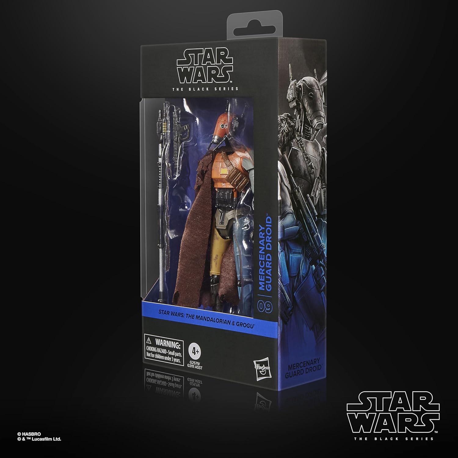 Star Wars The Black Series, Figurine de Collection Garde droïde mercenaire de 15 cm, The Mandalorian & Grogu