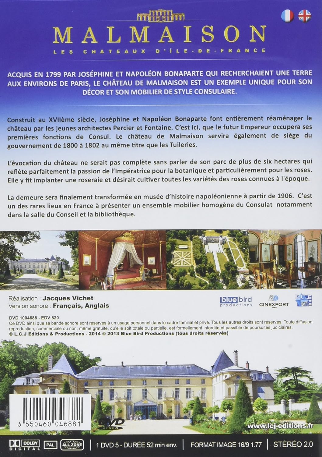 Les plus beaux châteaux de France : malmaison