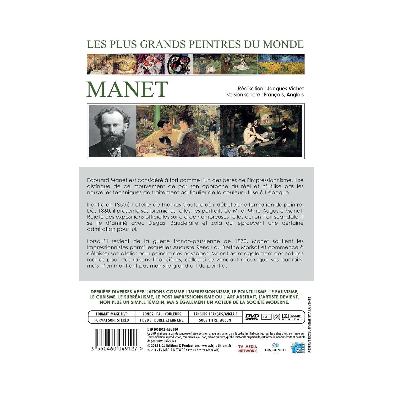 Les plus grands peintres du monde : Manet