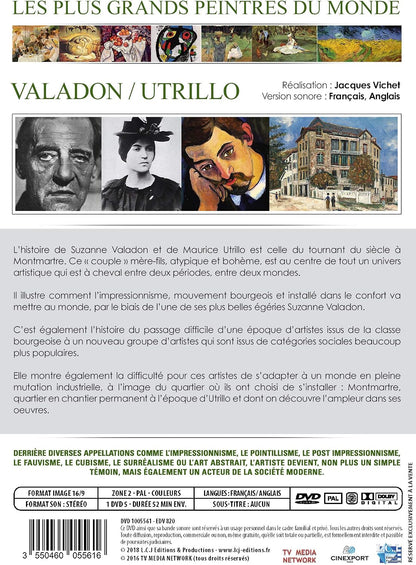 Les Plus Grands Peintres Du Monde Valadon/Utrillo (Region 2)