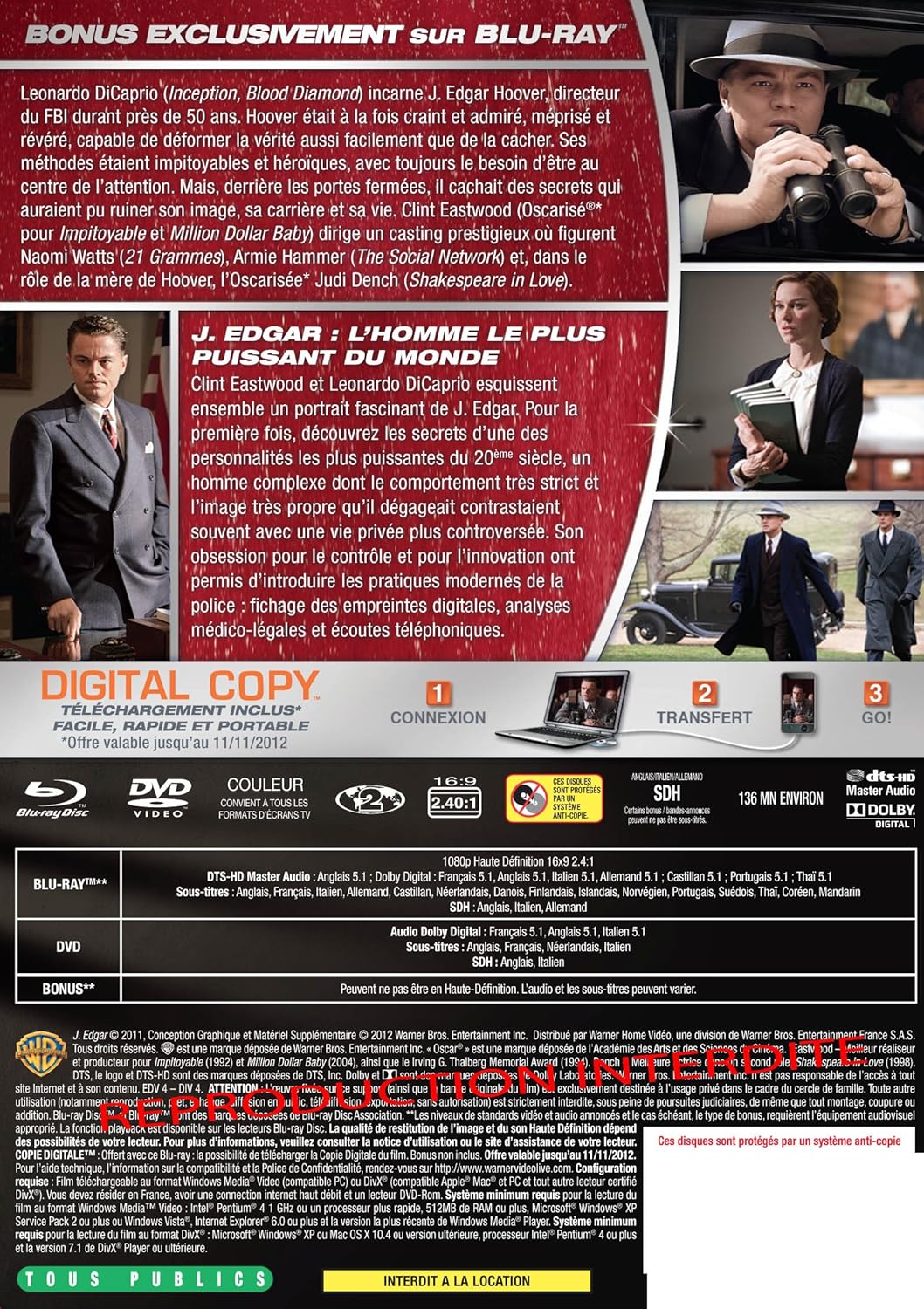 J Edgard/Blu-Ray+Dvd Boitier Metal