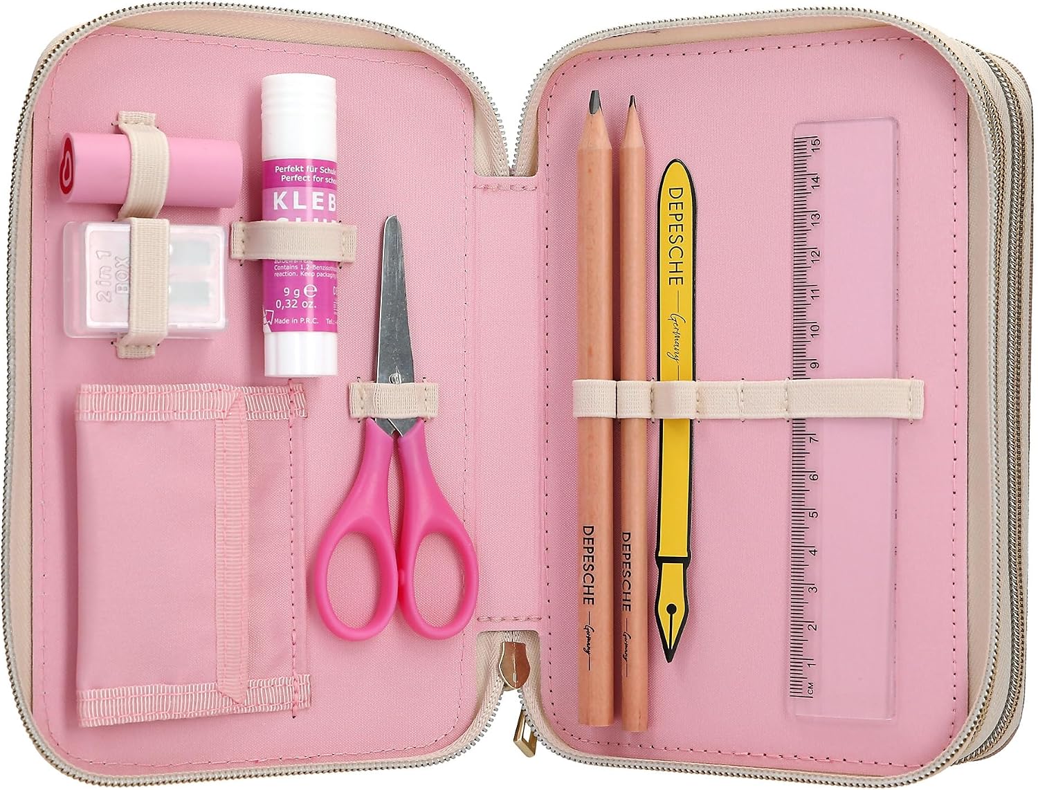 Miss Melody - Triple Pencil Case Classic - RosT