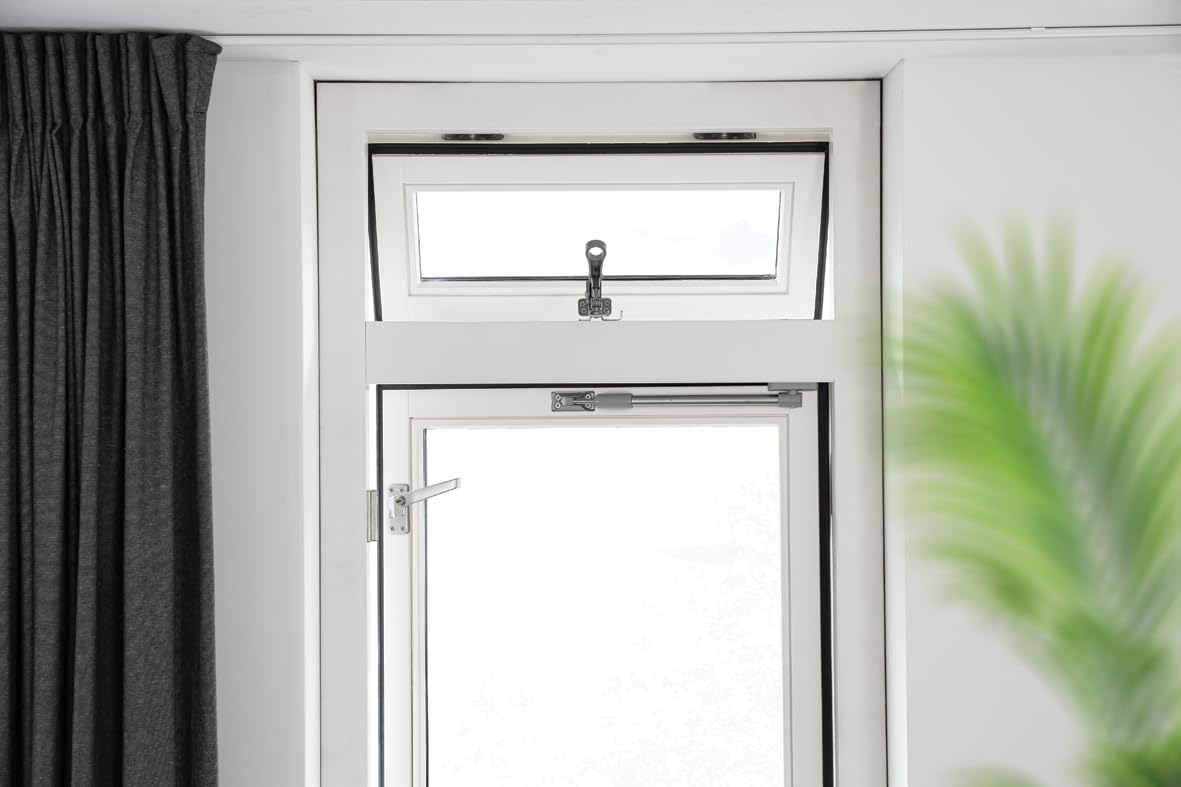 Axa Veiligheids Combi-Raamuitzetter Axaflex Security - Aluline Grijs - Skg2