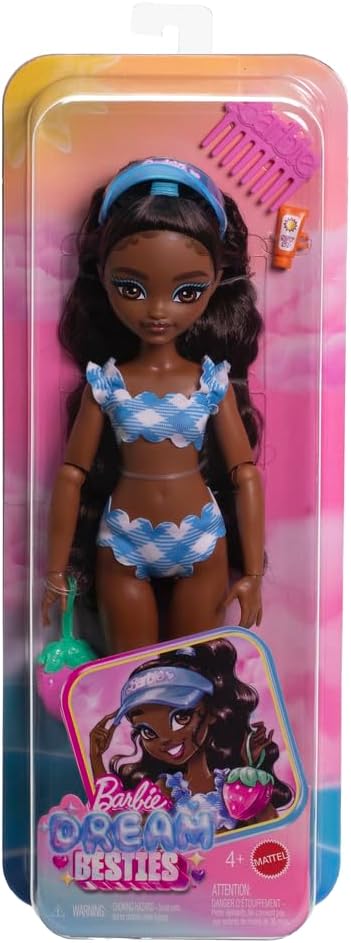Barbie Dream Besties Brooklyn Beach Doll for Ages 4 and Up