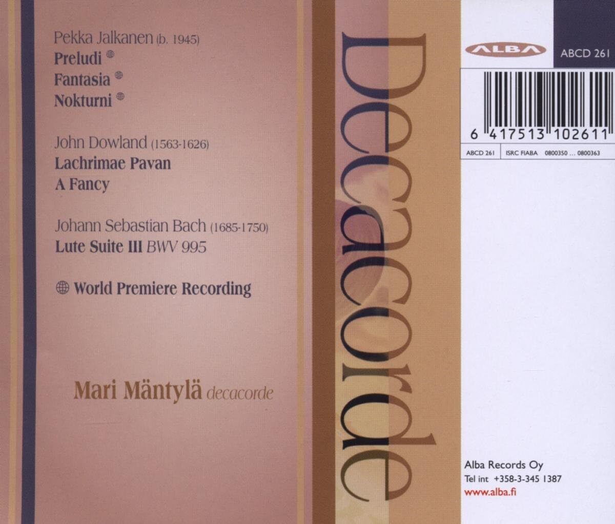 Mari Mäntyla: Decacorde