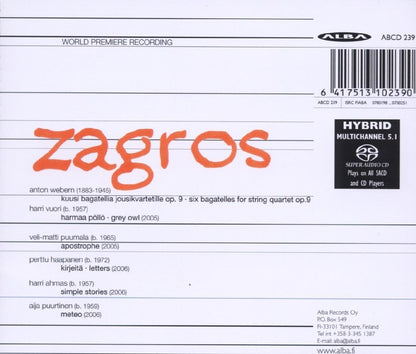 Zargos: Ahmas/Haapanen/Puumala/Puurtinen/Vuori/Webern