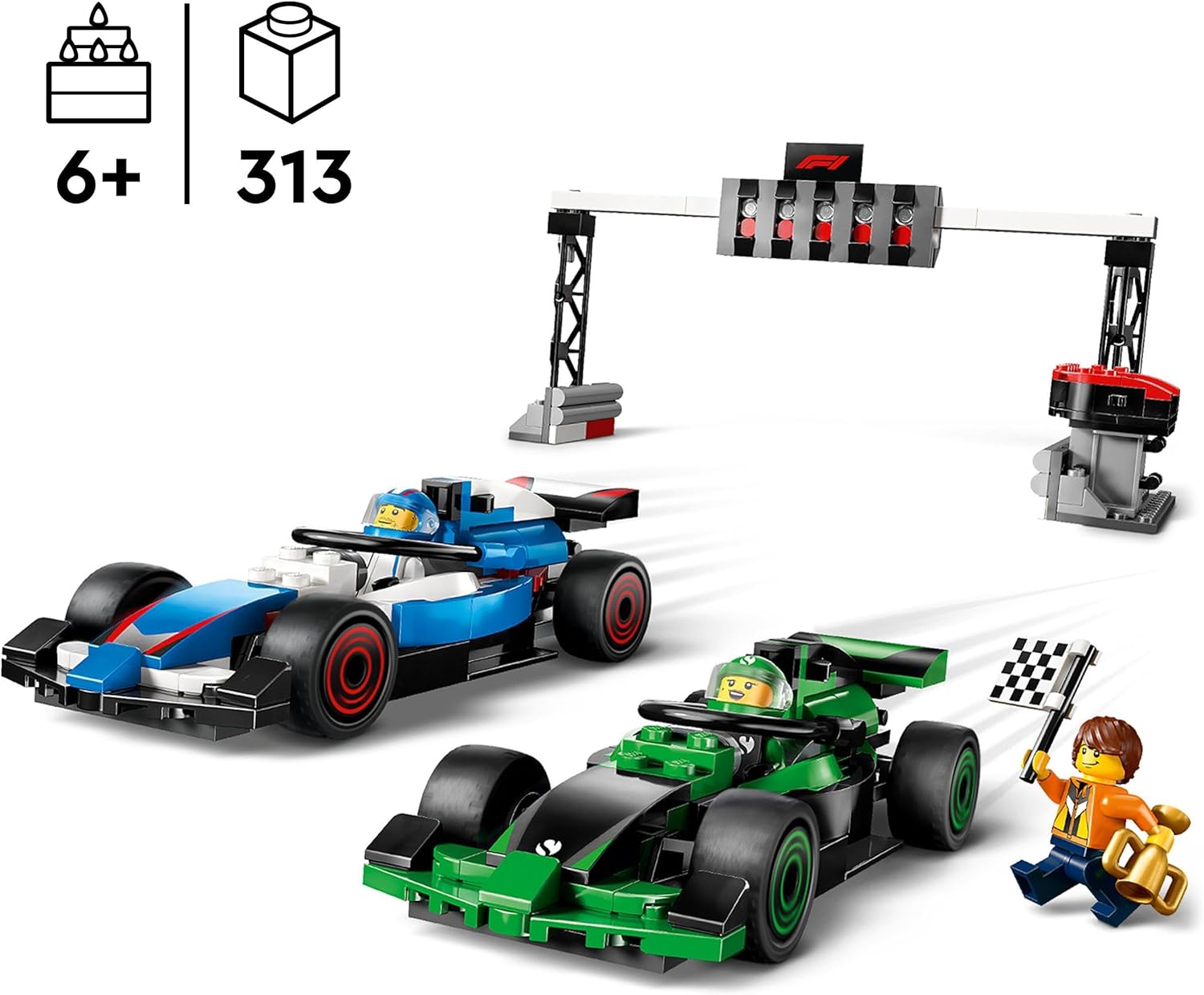 Lego City: F1 Grid With Vcarb & Sauber Race Cars (60474)