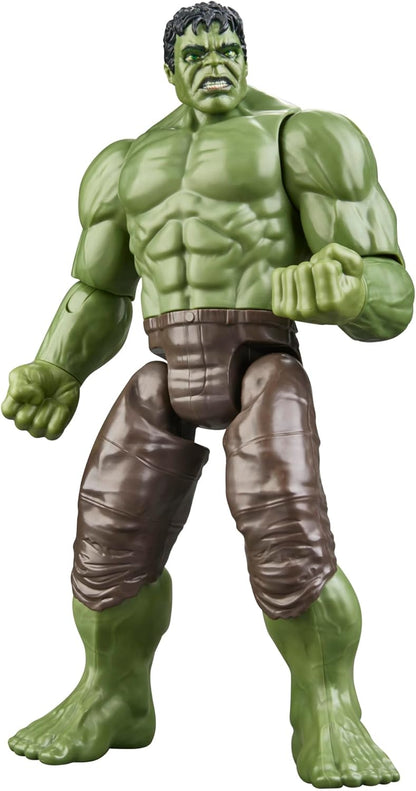Marvel Spider-Man Day Titan Series Hulk Action Figure, 11.7-Inches, Super Hero Toys for Kids, Ages 4+