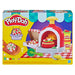 Play-Doh Bunte Pizzeria Spielset, 8 Accessoires & 5 Farben, Kinderspiel-Lebensmittel & Kochspielzeug, ab 3 Jahren