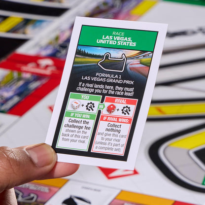 Monopoly F1 Edition Board Game | Officially Licensed FORMULA 1 Game | Family Games for Kids, Teens and Adults | 2-6 players | 45 Mins. | Ages 8+ - English Version