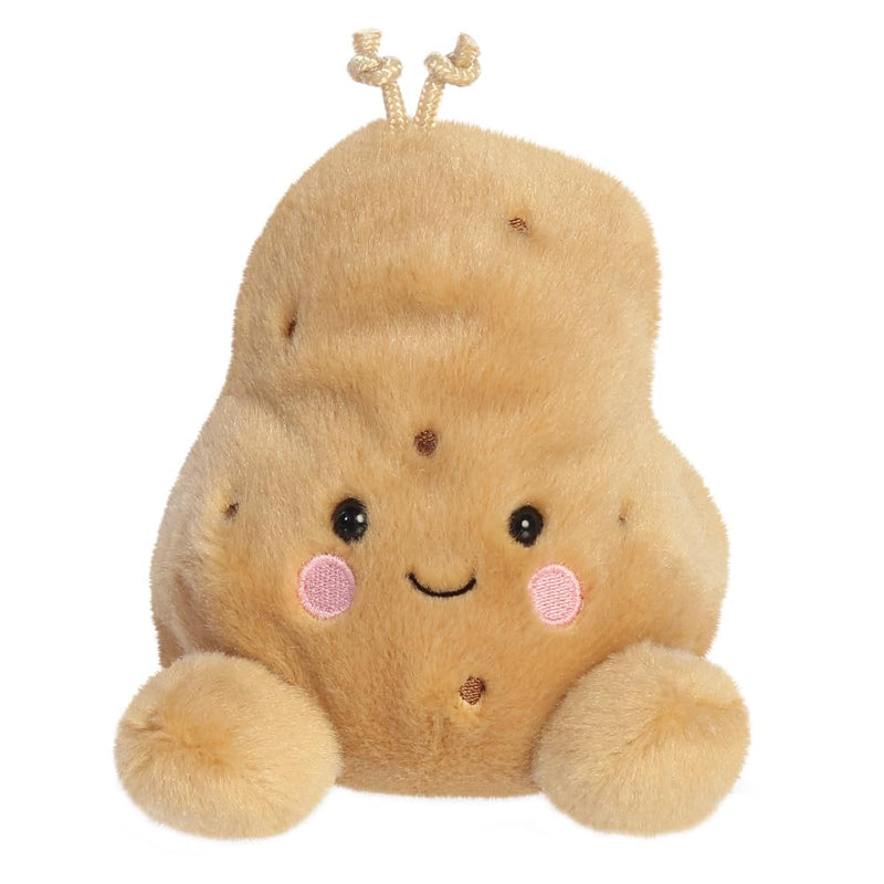 AURORA - 34493 - Palm Pals Spudrick Potato 13cm Soft Toy - Fun Collectable Plush for Kids and Adult Collectors - Perfect for Birthdays, Gifts or Any occasion - Beige
