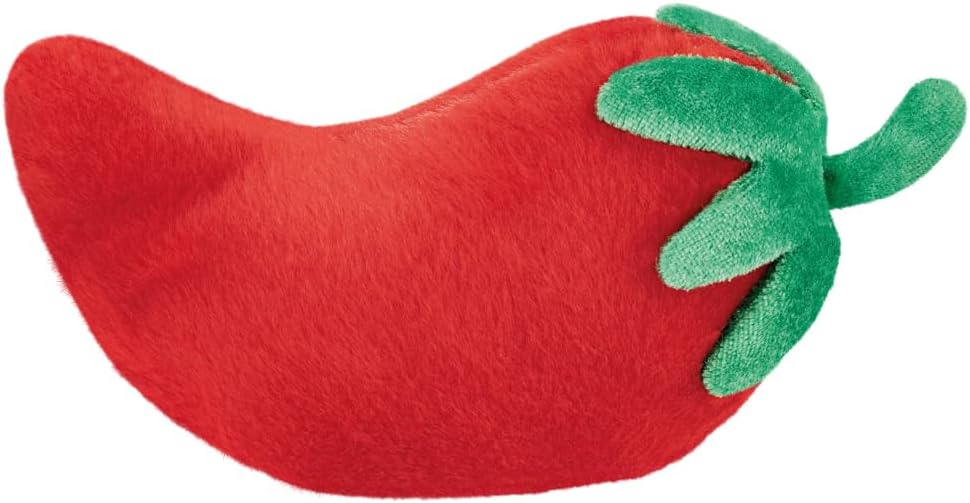AURORA - 61679 - Palm Pals Fuego Chili Pepper 13cm Soft Toy - Fun Collectable Plush for Kids and Adult Collectors - Perfect for Birthdays, Gifts or Any occasion - Red.