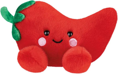 AURORA - 61679 - Palm Pals Fuego Chili Pepper 13cm Soft Toy - Fun Collectable Plush for Kids and Adult Collectors - Perfect for Birthdays, Gifts or Any occasion - Red.