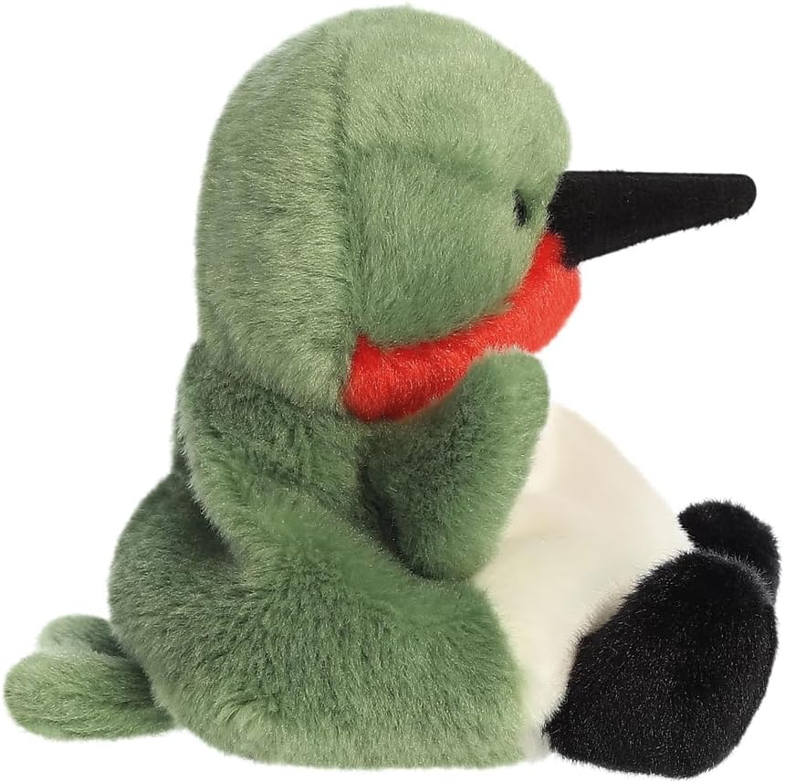 AURORA- 82170 - Palm Pals Hilda Hummingbird 13cm Soft Toy - Green - Fun Collectable Plush for Kids and Adult Collectors - Perfect for Birthdays, Gifts or Any occasion