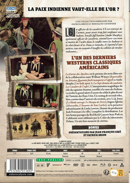 La Fureur Des Apaches+Blu-Ray