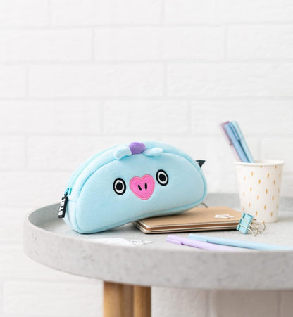 Grupo Erik Plüsch Mäppchen BT21 New Mang 1 Fach - Stift Etui Schule BTS Fanartikel - Federmäppchen Mädchen Schlampermäppchen Offizieller BT21 Merch