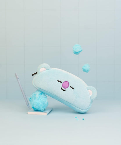 Grupo Erik Plüsch Mäppchen BT21 New Mang 1 Fach - Stift Etui Schule BTS Fanartikel - Federmäppchen Mädchen Schlampermäppchen Offizieller BT21 Merch