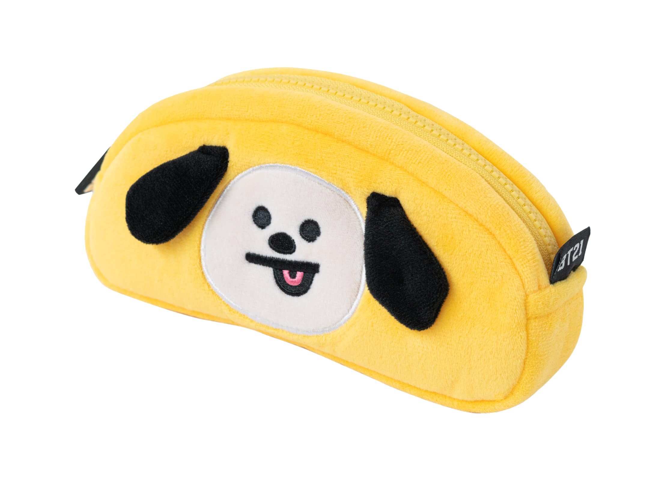 Grupo Erik Plüsch Mäppchen BT21 New Mang 1 Fach - Stift Etui Schule BTS Fanartikel - Federmäppchen Mädchen Schlampermäppchen Offizieller BT21 Merch