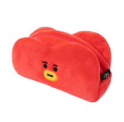 Grupo Erik Plüsch Mäppchen BT21 New Mang 1 Fach - Stift Etui Schule BTS Fanartikel - Federmäppchen Mädchen Schlampermäppchen Offizieller BT21 Merch