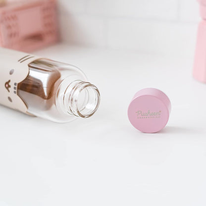 Grupo Erik Wasserflasche Glas - Pusheen Wasserflasche - Thermoflasche 500ml - Trinkflasche mit Silikon Abdeckung - Trinkflasche Kinder - Offizielle Lizenz