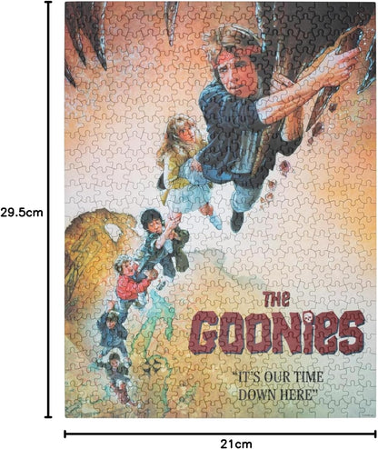 Grupo Erik Puzzel The Goonies - Legpuzzel 500 Stukjes - 61 x 45,7 cm - Inclusief geschenkverpakking en poster