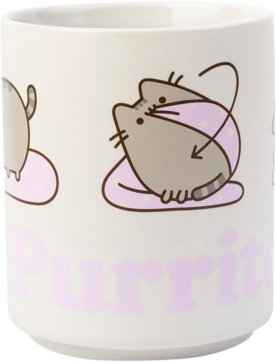 Grupo Erik Tasse Kaffeetasse Pusheen Cat- Kaffeebecher - Teetasse Größe 10 cm x 8 cm - Fassungsvermögen 350 ml - Offizielles Lizenzprodukt