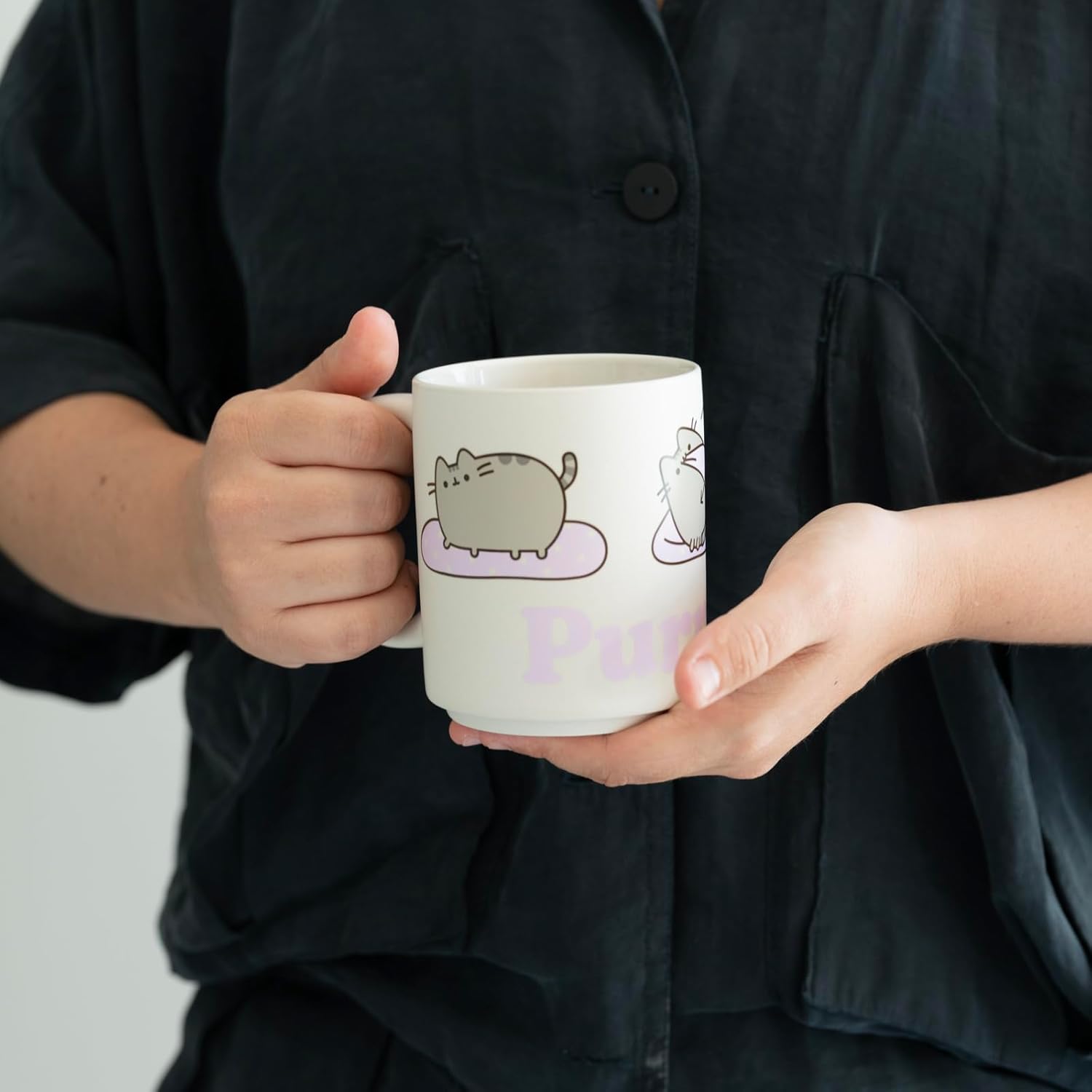 Grupo Erik Tasse Kaffeetasse Pusheen Cat- Kaffeebecher - Teetasse Größe 10 cm x 8 cm - Fassungsvermögen 350 ml - Offizielles Lizenzprodukt