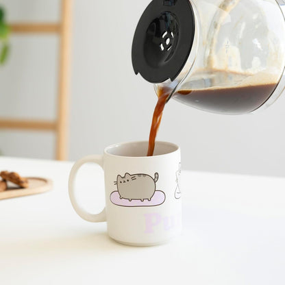 Grupo Erik Tasse Kaffeetasse Pusheen Cat- Kaffeebecher - Teetasse Größe 10 cm x 8 cm - Fassungsvermögen 350 ml - Offizielles Lizenzprodukt