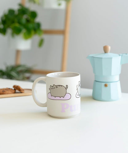Grupo Erik Tasse Kaffeetasse Pusheen Cat- Kaffeebecher - Teetasse Größe 10 cm x 8 cm - Fassungsvermögen 350 ml - Offizielles Lizenzprodukt
