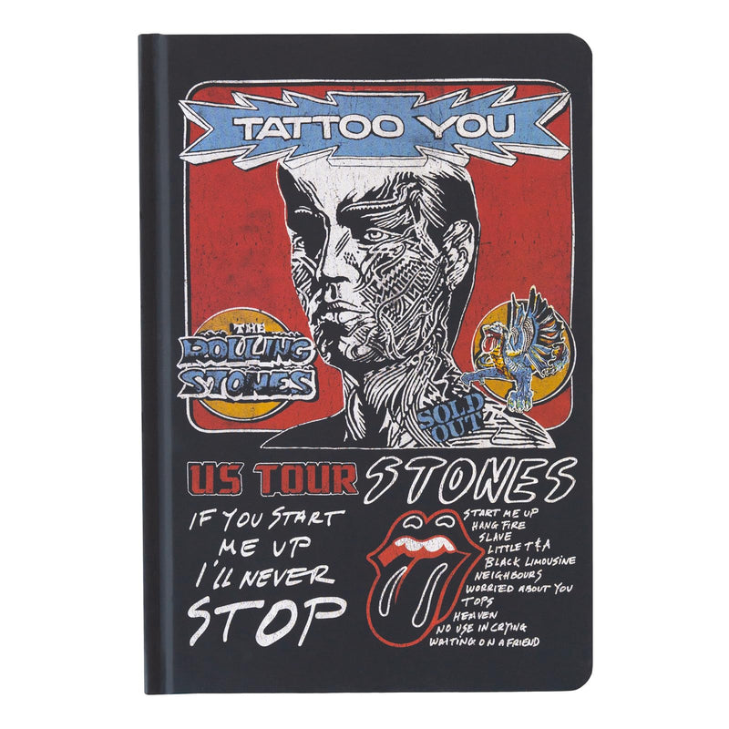 Grupo Erik A5 Notitieboek - The Rolling Stones | Dotted Journal, gestippeld notitieboek, Bullet Journal | Notitieboeken A5, Notitieblokken A5, A5 notitieblok, schetsboek A5 | Muziekgeschenken