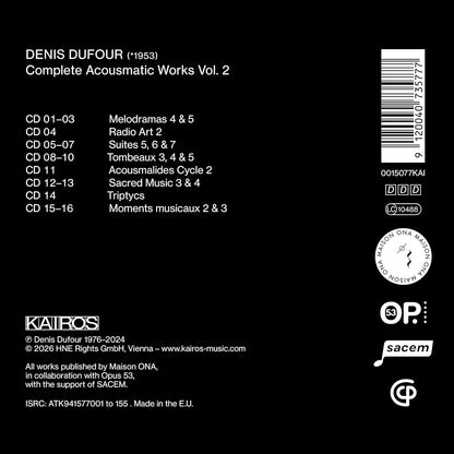 Complete Acousmatic Works, Vol. 2