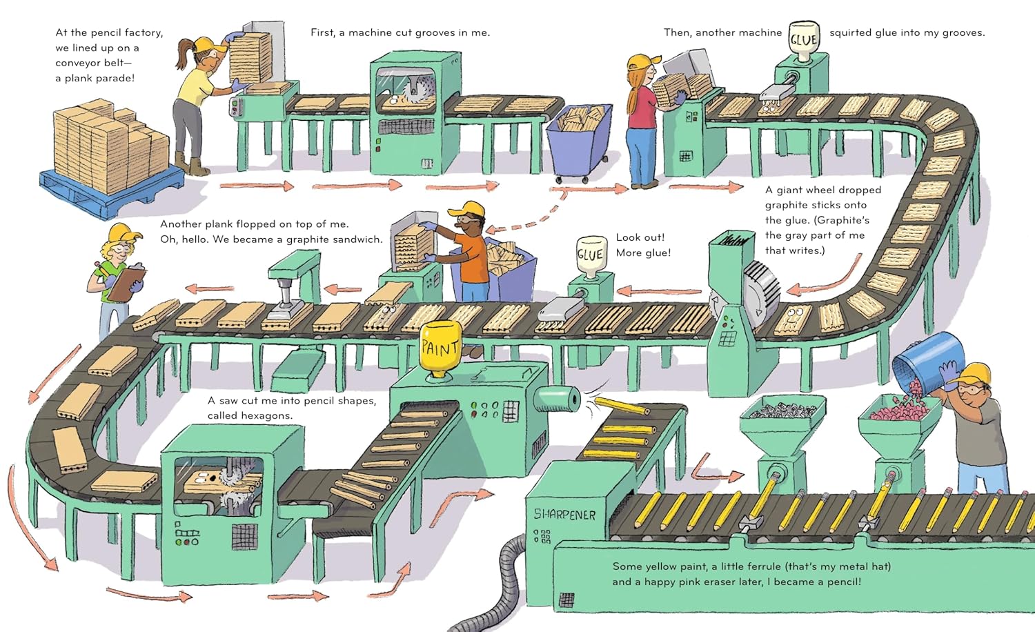 Stubby: A Silly and Informational Picture Book about How a Pencil Is Made, for Kids (Ages 4-8