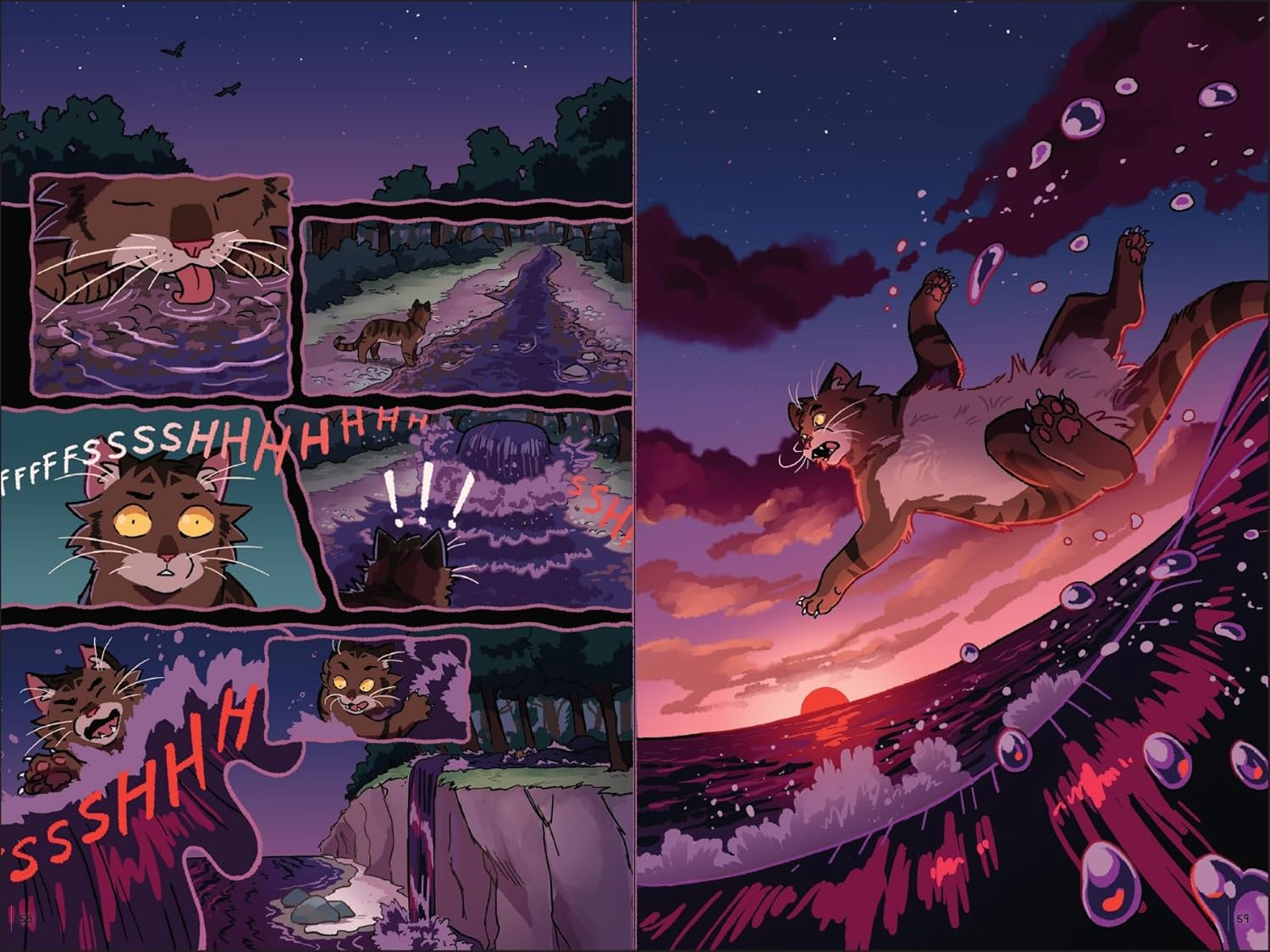 Warriors Graphic Novel: The New Prophecy, Part One of Three: A Full-Color Graphic Novel Adaptation of the Warriors Cats Series