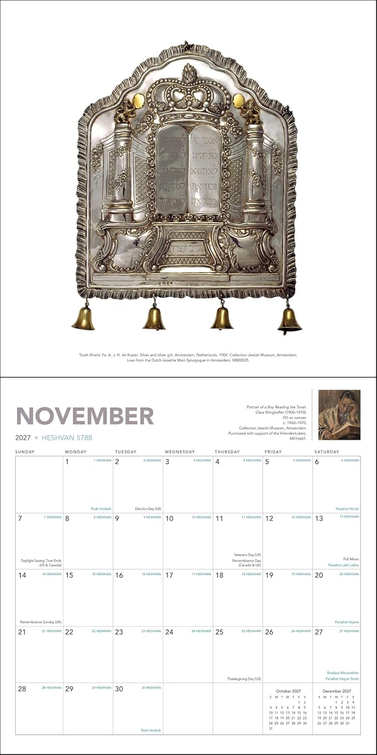 The Jewish Calendar 2026–2027 (5787) 16-Month Wall Calendar: Original Universe-Kalender