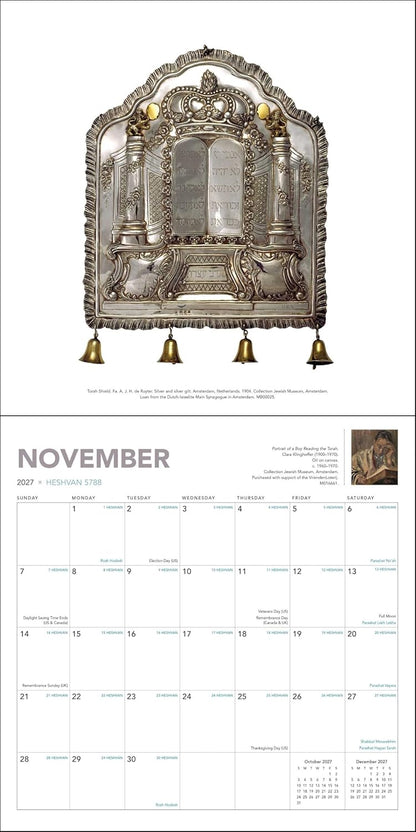 The Jewish Calendar 2026–2027 (5787) 16-Month Wall Calendar: Original Universe-Kalender