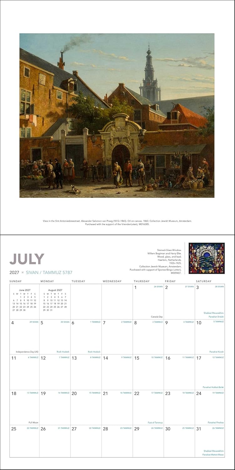 The Jewish Calendar 2026–2027 (5787) 16-Month Wall Calendar: Original Universe-Kalender